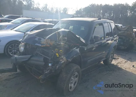 2006 Jeep Liberty Sport из США, поврежденный, VIN 1J4GL48K86W197342